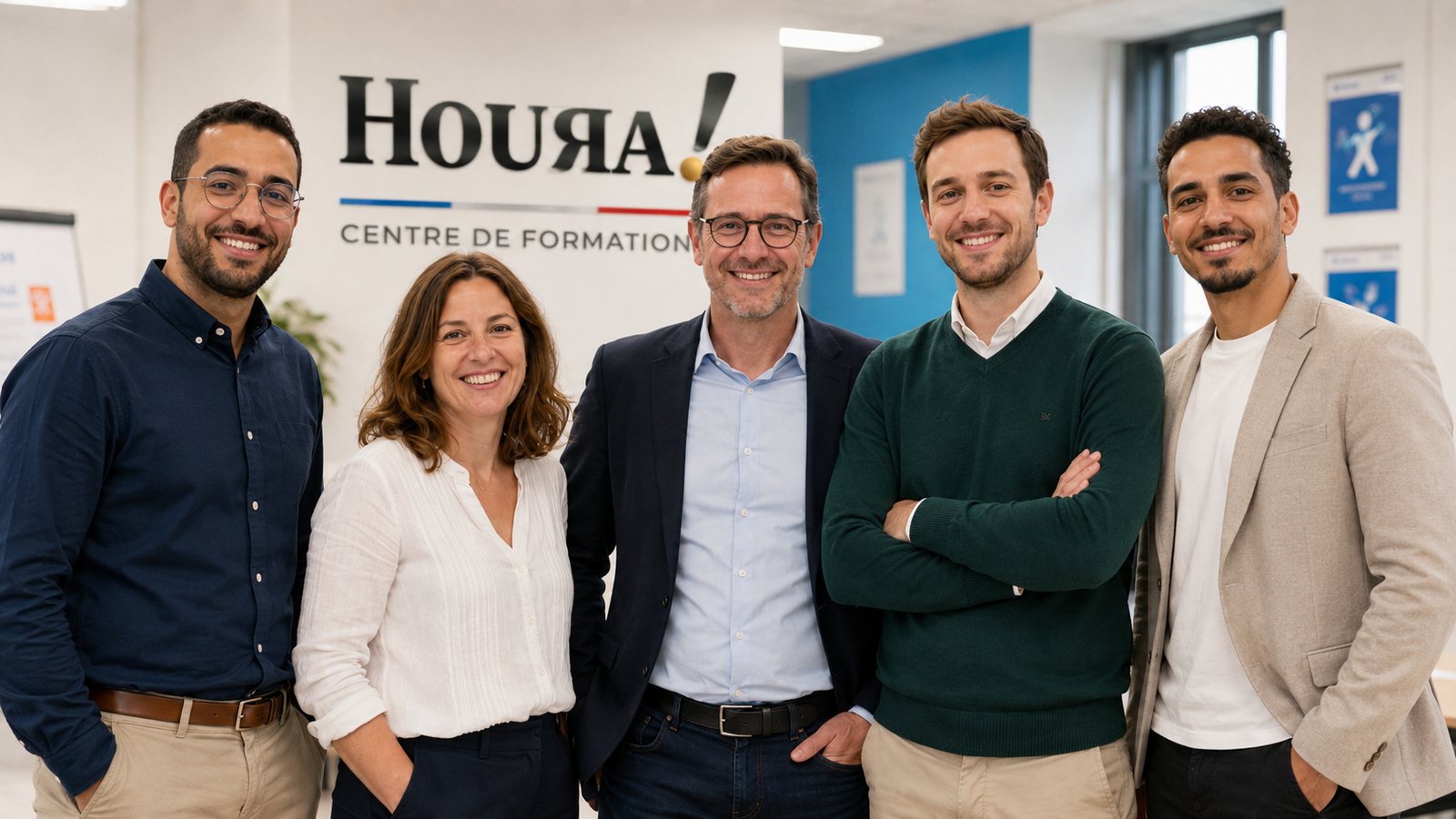 L&rsquo;&eacute;quipe du centre HOURA! Formation